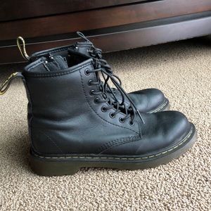 Doc Martens classic black leather boots